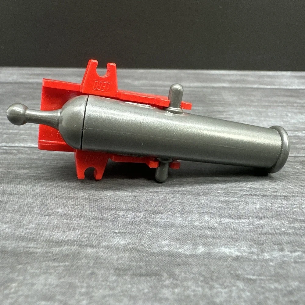 LEGO Cannon Project Launcher Gray‎ Handle Red Base Pirate